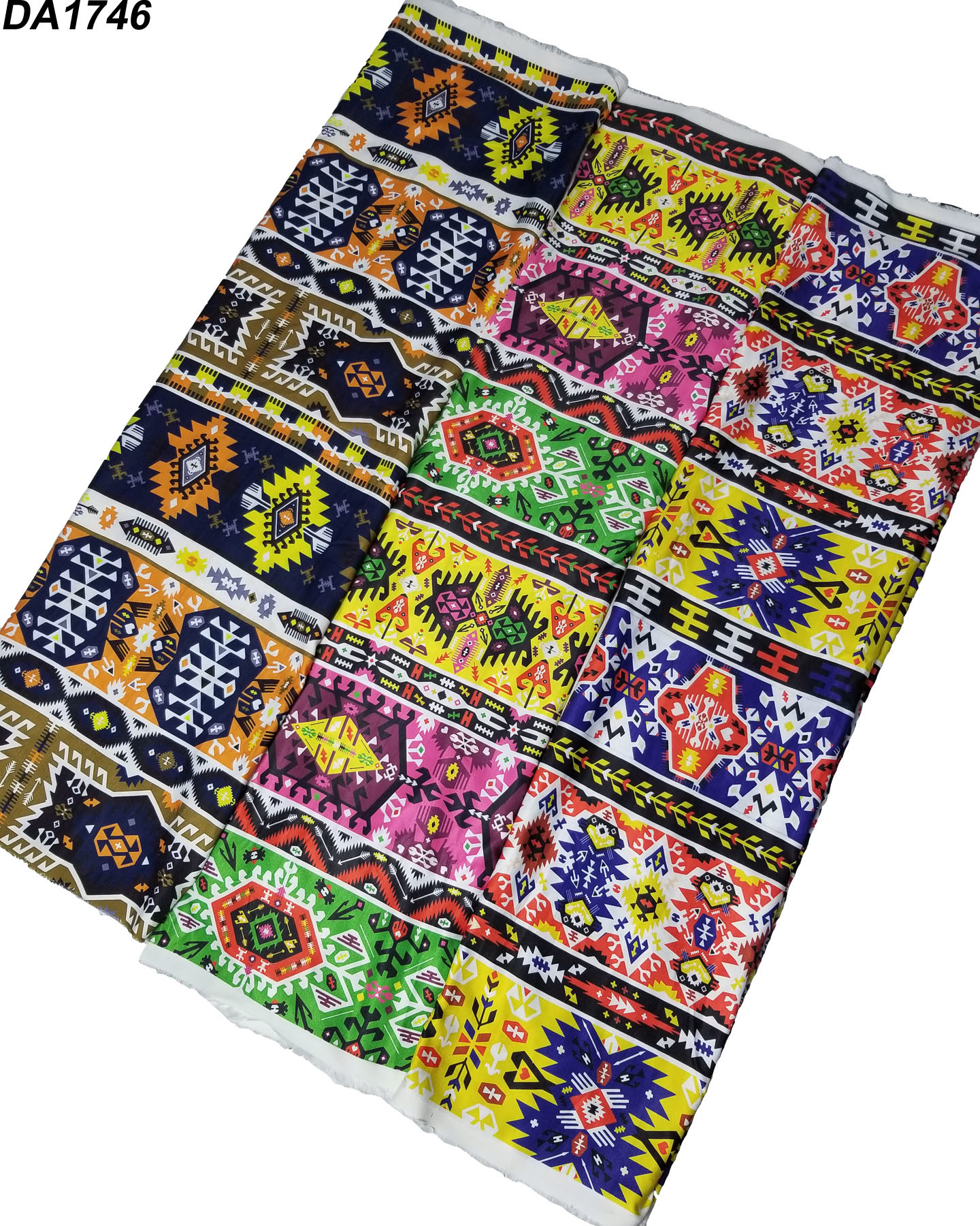 DeeArna Export's Fancy Mexico Digital Prints on Khadi Rayon Unstitch Fabric Material for Women's Clothing (58