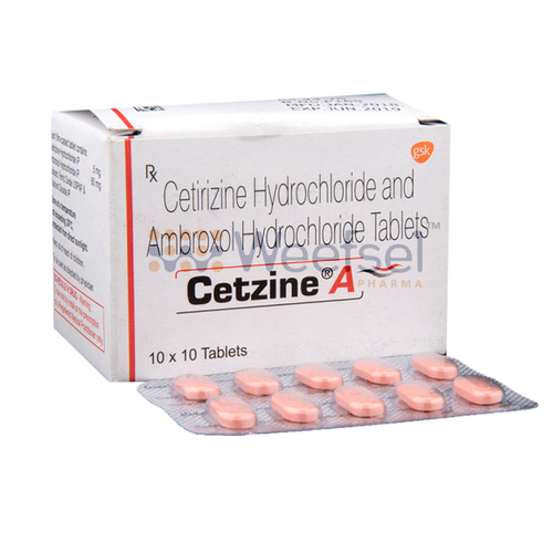 Cetrizine and Ambroxol Tablets