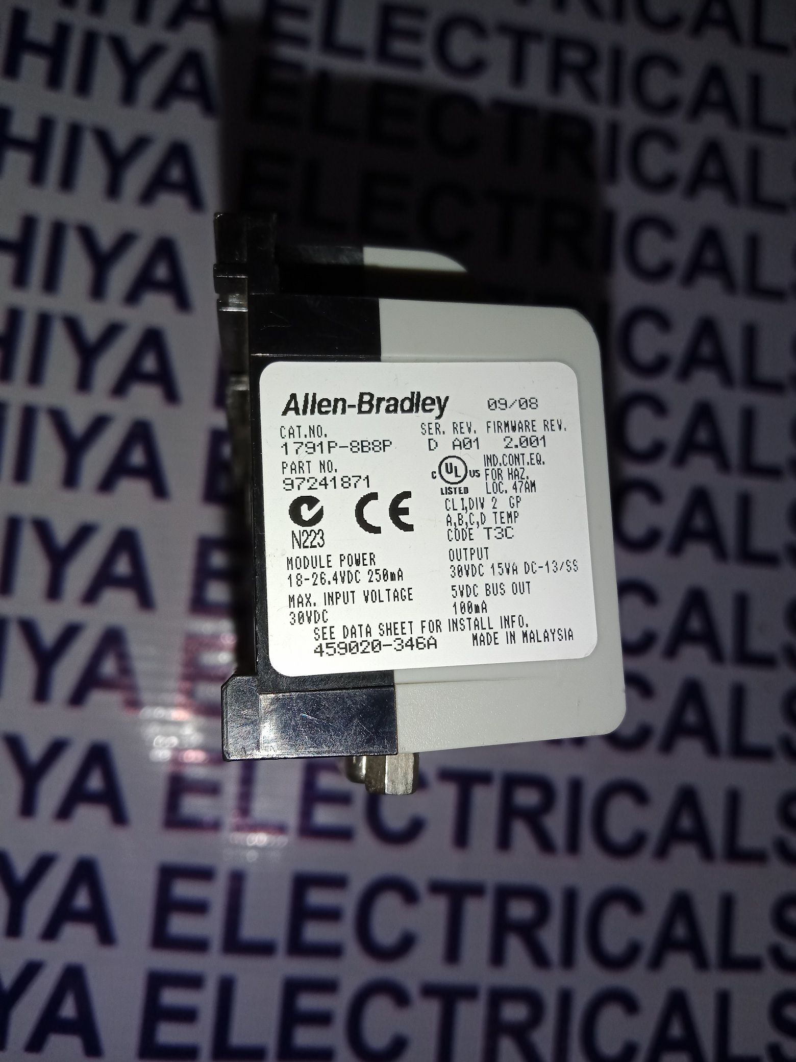 ALLEN BRADLEY OUTPUT MODULE 1791P-8B8P