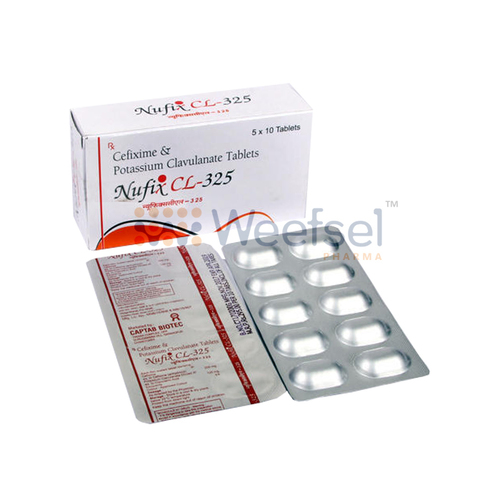 Cefixime and Potassium Clavulanate Tablets