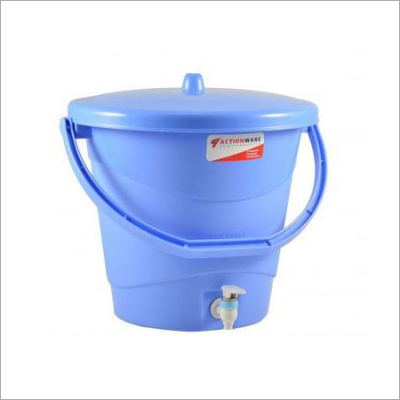 20Ltr Lid and Tap Plastic Water Buckets