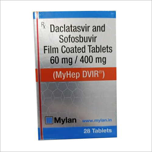 60 mg and 400 mg Daclatasvir and Sofosbuvir Film Coated Tablets