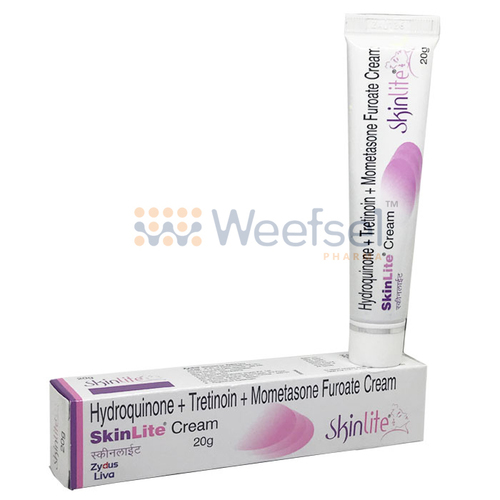 Hydroquinone, Tretinoin and Mometasone Cream