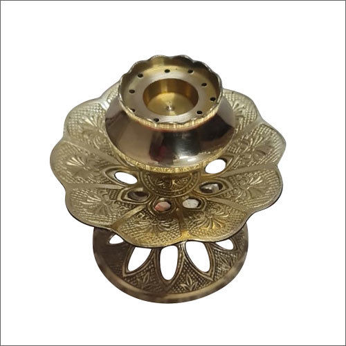 Brass Designer Flower Candle Stand