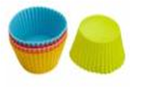 Assorted Silicon Muffin Cup (Single Pcs)