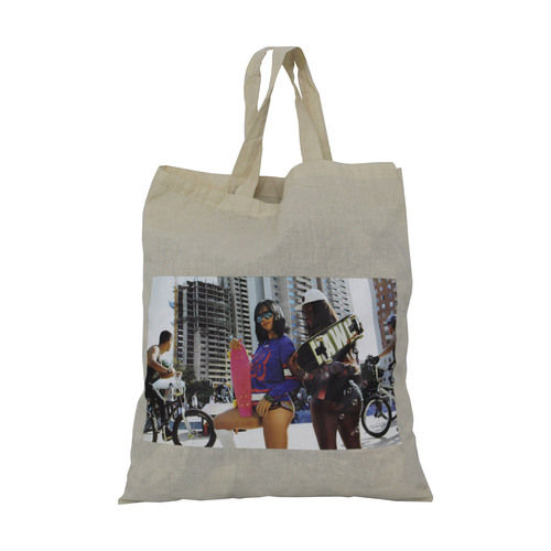 Multicolor Shopping Bag With Cotton Handle