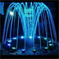 Outdoor Water Fountain With Light