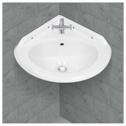 White Corner Art Basin Ceramic Sanitary Ware