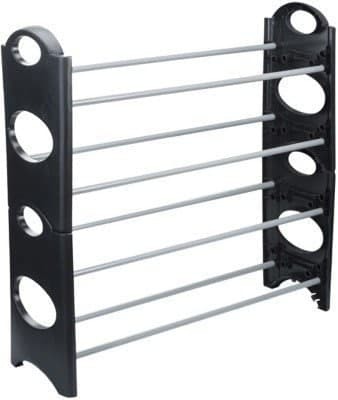 4 Layer Stackable Shoe Rack