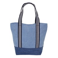 12 Oz Denim Tote Bag With Lining And Web Handle