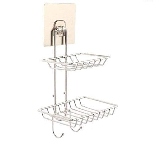 Wall Mounted Double Layer Soap Dish Holder