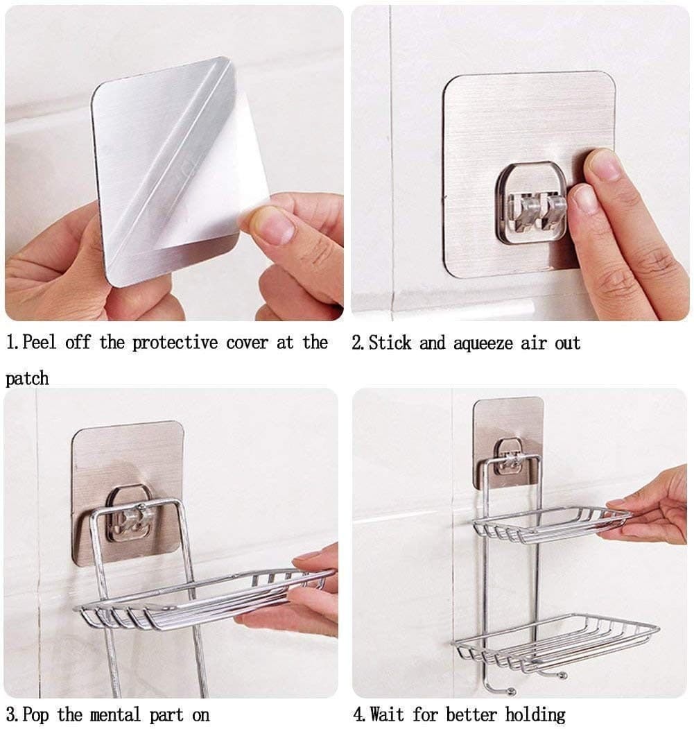 Wall Mounted Double Layer Soap Dish Holder