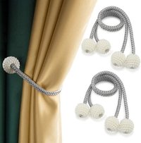 (pack F 2 ) Magnetic Curtain Drape Tie Backs Rope