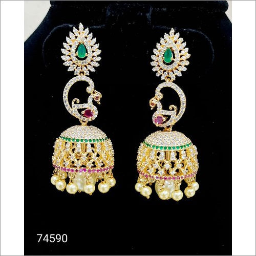 Cz 74590 Modern Jhumka