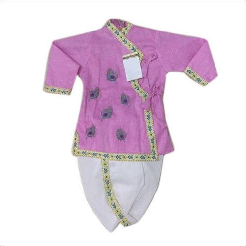 Kids Printed Dhoti Kurta