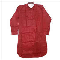 Mens Pathani Kurta Pajama - Cotton Blend, Long Sleeves, Available In S, M, L, Xl | Washable, Ideal For All Seasons