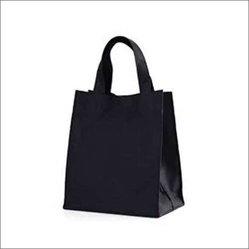 Black Loop Handle Shopping Bag
