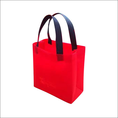 Box Bag With Plastic Loop Handle