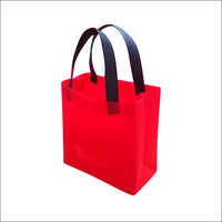 Box Bag With Plastic Loop Handle