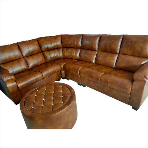 Eco-Friendly L Type Leather Sofa Set