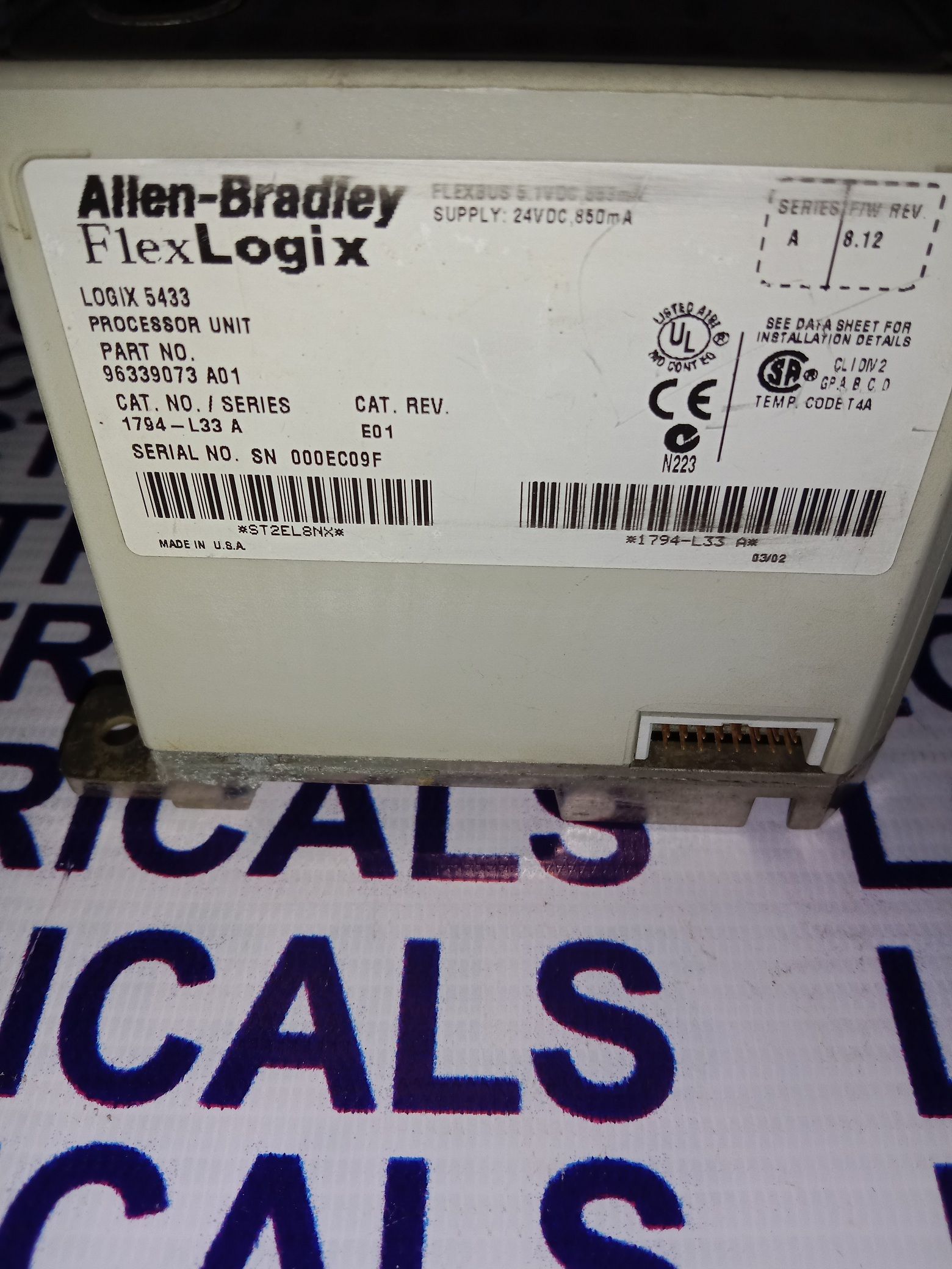 ALLEN BRADLEY CONTROLLER 1794-L33