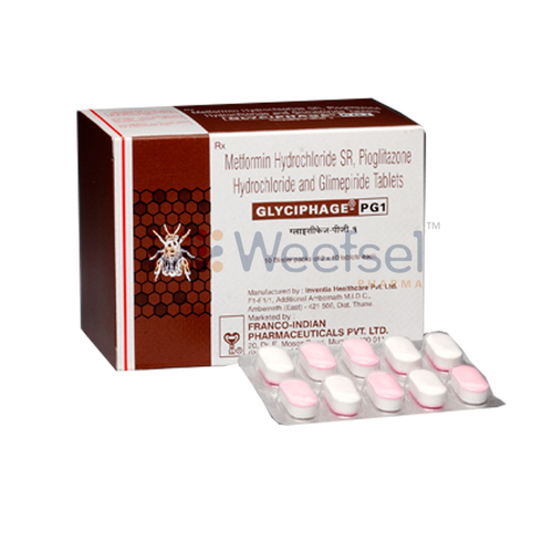 Glimepiride, Metformin and Pioglitazone Tablets