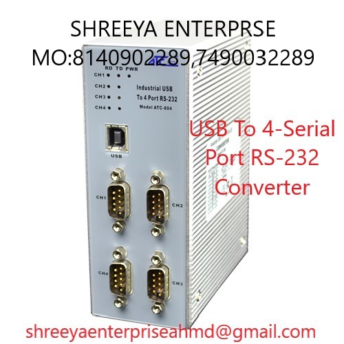 USB To 4-Serial Port RS-232 Converter