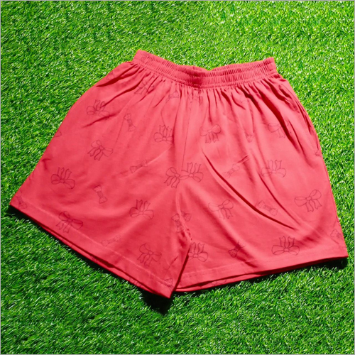 Girls Printed Bow Shorts Age Group: 3 To 10 Years