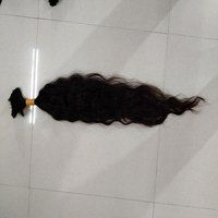 Natural Black and Brown Bulk Indian Human Hair