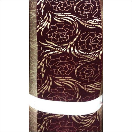 Printed Velvet Flock Sofa Fabric