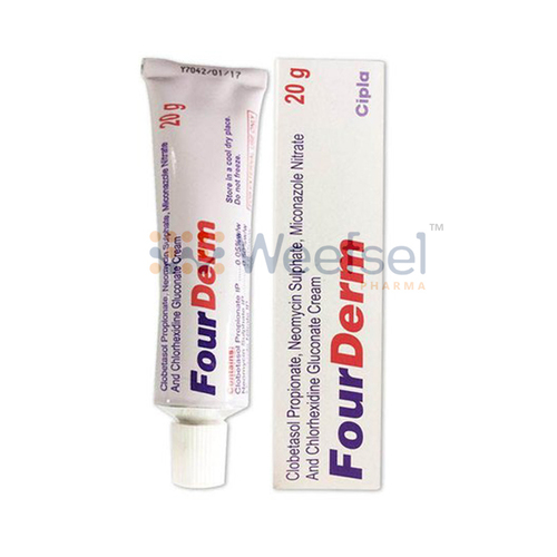 Clobetasol, Neomycin, Miconazole and Chlorhexidine Cream