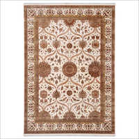 Dc-29 Kashan Wool Silk Carpet - Design: Modern