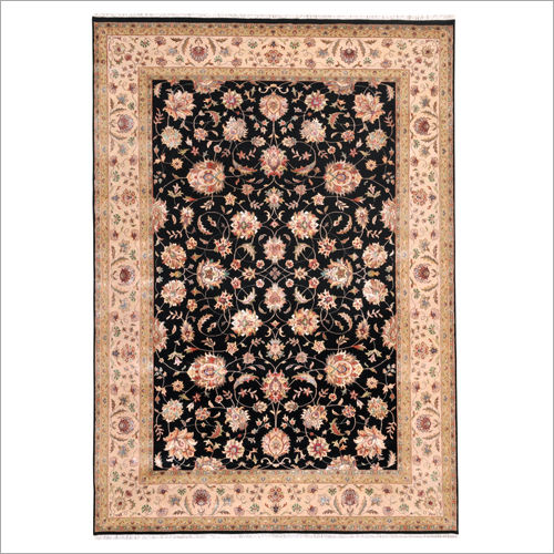 DC-12 Kashan Wool Silk Carpet