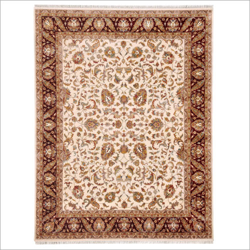 Dc-212 Kashan Wool Silk Carpet Design: Modern