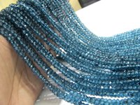 Natural Topaz 4 to 5mm Rondelle Faceted Beads