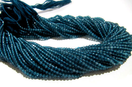 Natural topaz 2 to 3mm Rondelle Faceted Beads