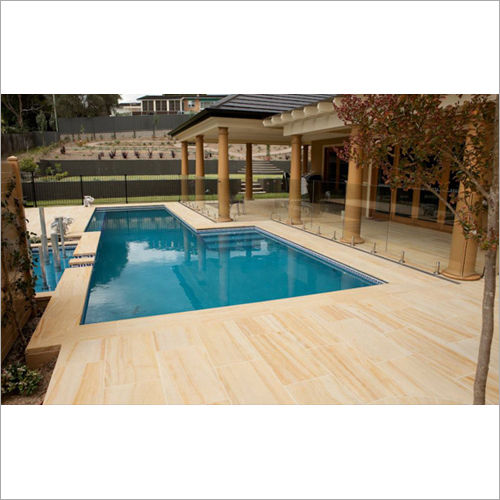 Indian Teak Wood Sandstone Slab