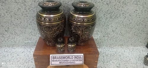 BRASS CREMATION URN WITH KEEPSAKE CREMATION URN FUNERAL SUPPLIES