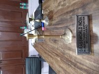 Handmade Brass Single Candle Holder