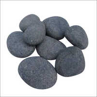 Granite Pebbles - Natural Granite, All Sizes, Matte Black, Tumbled Finish | Ideal For Landscaping And Decorative Uses