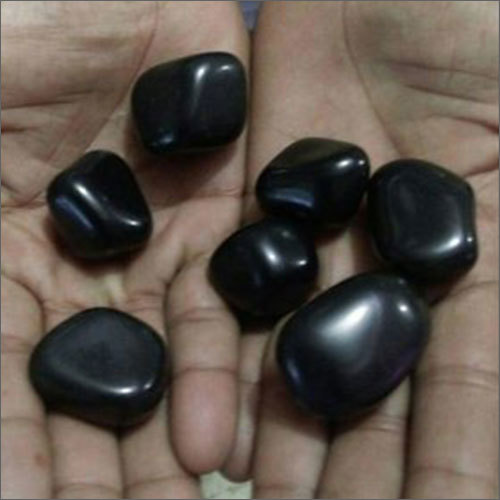 Black Polished Pebble Stone