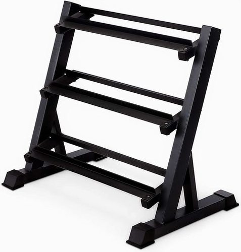 Three Tier Metal Steel Home Workout Gym Dumbbell heavy Weight Rack Storage Stand For Home Gym and Gym