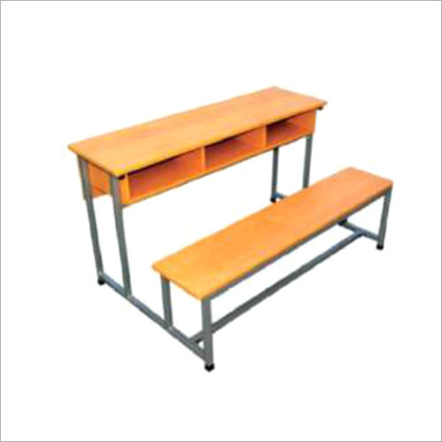 Three Seater School Desk-01 Design: Without Rails