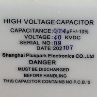 40kV HV Pulse Capacitor