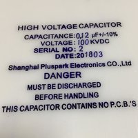 120nF 100kV High Voltage Capacitor