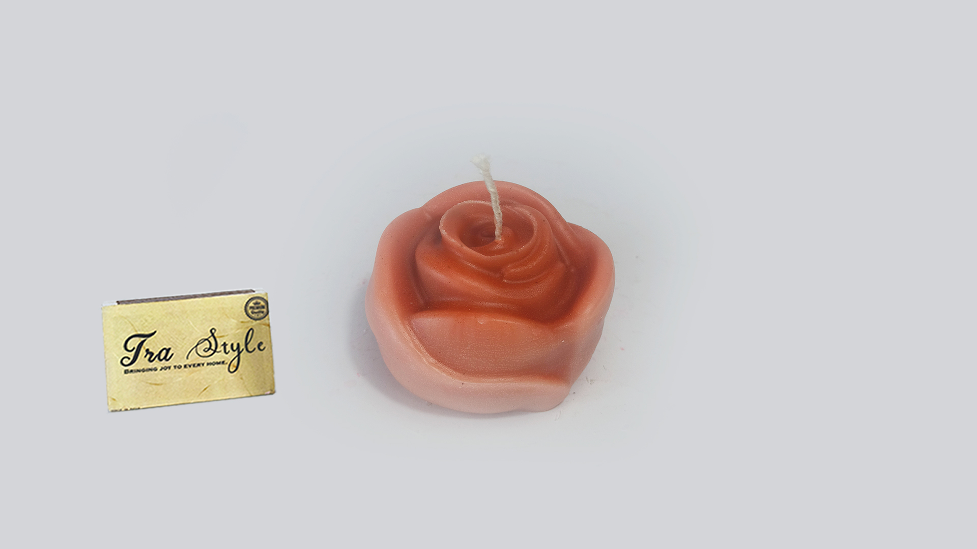 TRA Style Scented Rose Candle