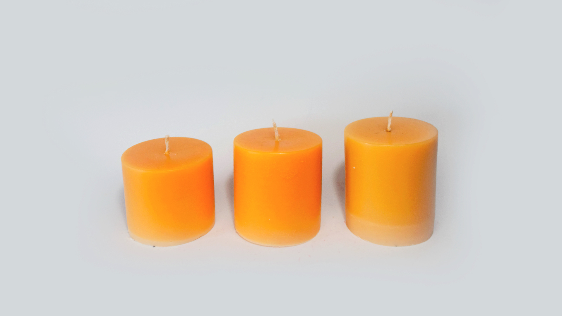 TRA Style Aroma Pillar Candle Set of 3