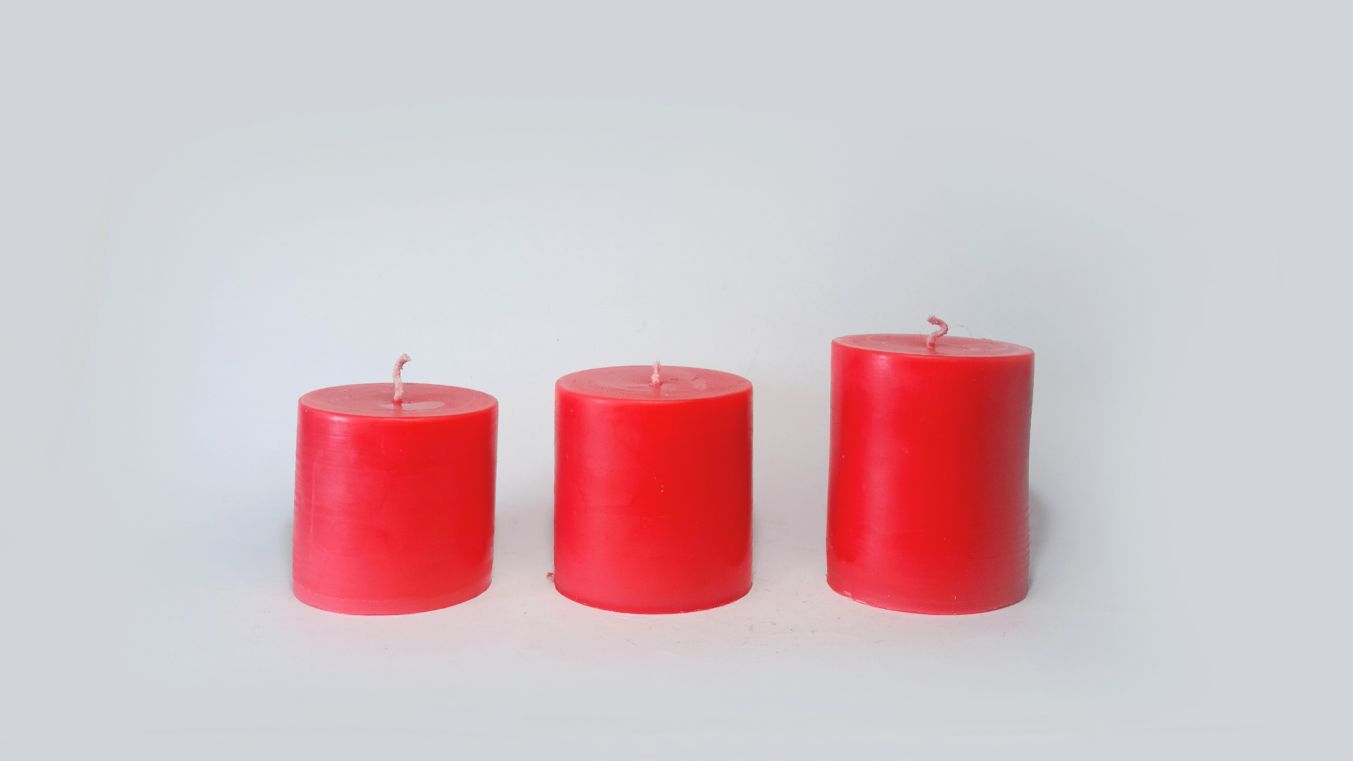 TRA Style Aroma Pillar Candle Set of 3