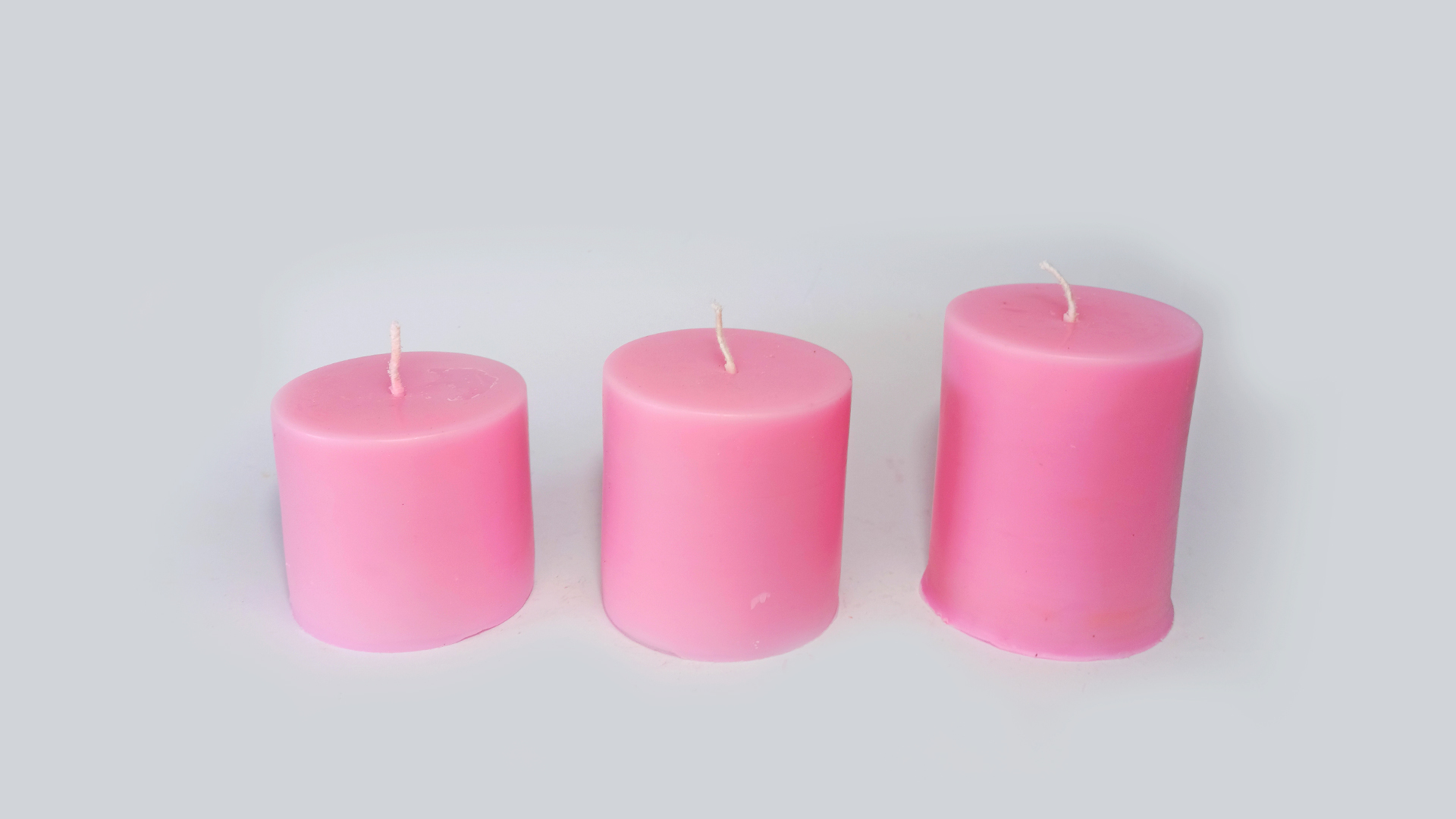 TRA Style Aroma Pillar Candle Set of 3