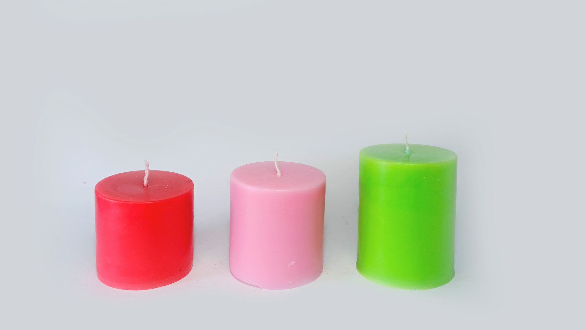 TRA Style Aroma Pillar Candle Set of 3